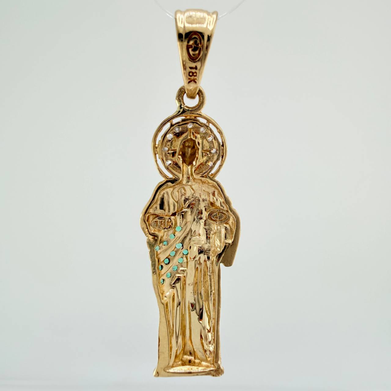 Dije San Judas Tadeo 4.3gr / 4cm / Tres Oros 18K &