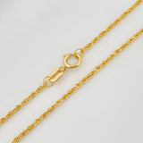Cadena Lazo 1.25gr / 60cm / 1.2mm Oro Amarillo +3 18K $