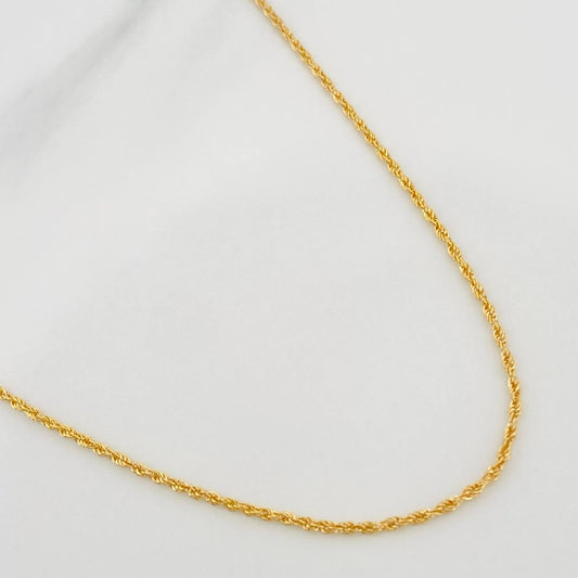 Cadena Lazo 1.1gr / 60cm / Oro Amarillo +3 18K $