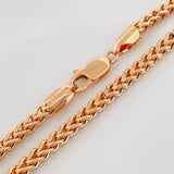 Cadena Franco Especial 17.35gr / 63cm / 3.3mm Oro Rosa +3 18K $