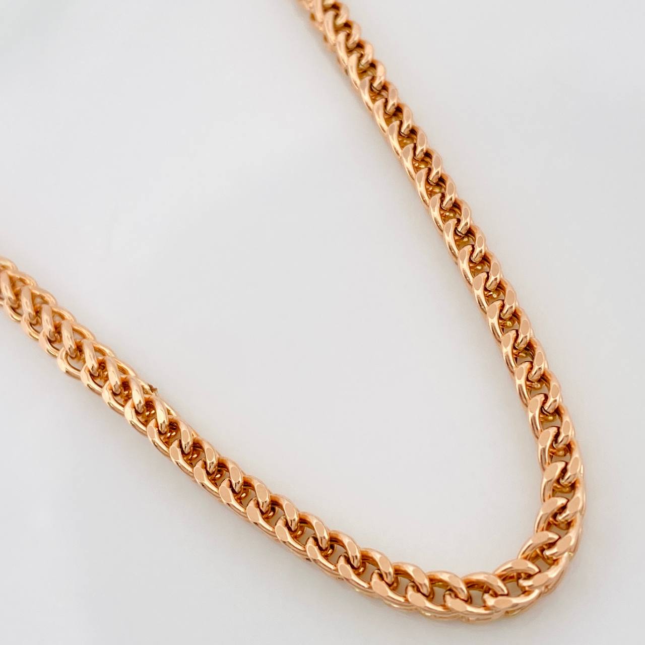 Cadena Franco Especial 17.35gr / 63cm / 3.3mm Oro Rosa +3 18K $