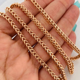 Cadena Franco Especial 17.35gr / 63cm / 3.3mm Oro Rosa +3 18K $