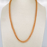 Cadena Franco Especial 17.35gr / 63cm / 3.3mm Oro Rosa +3 18K $