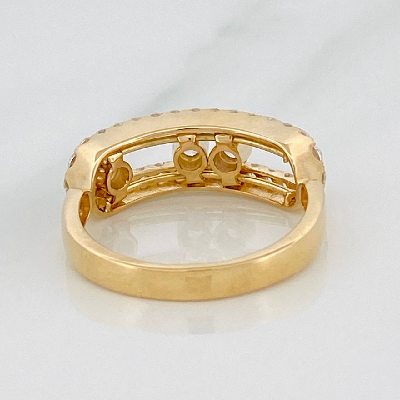 Anillo MSK 3.45gr / T6 / Oro Amarillo 18K %