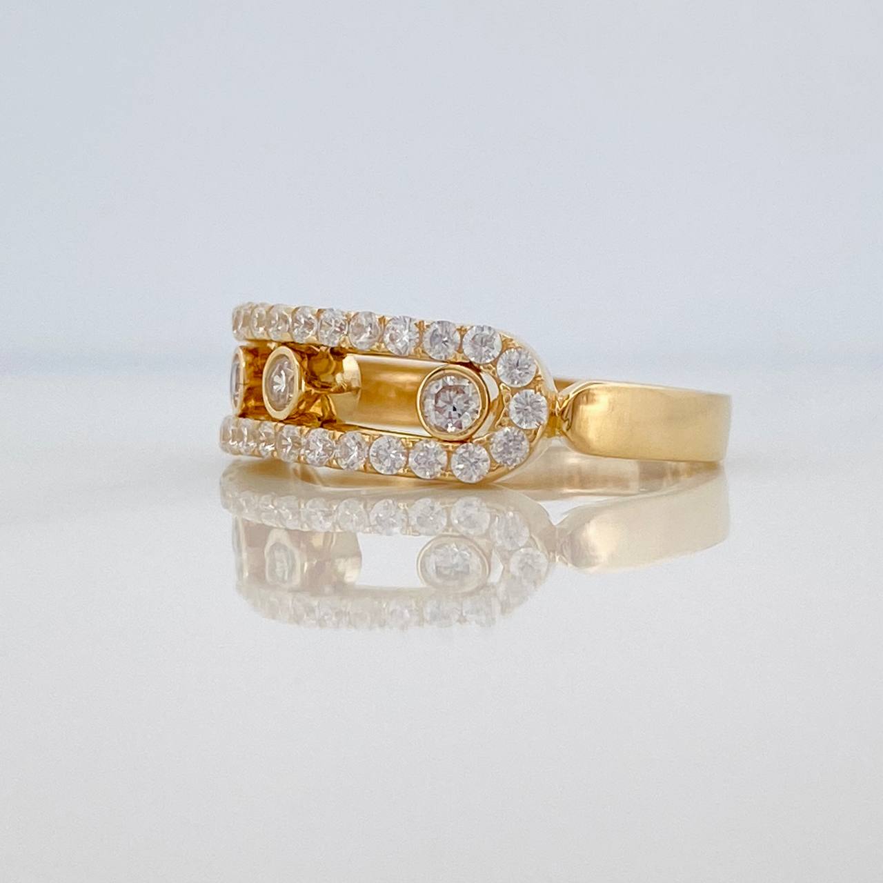 Anillo MSK 3.45gr / T6 / Oro Amarillo 18K %