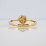 Anillo Circulo 1.8gr / T7 / Oro Amarillo 18K %