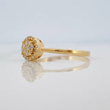 Anillo Circulo 1.8gr / T7 / Oro Amarillo 18K %