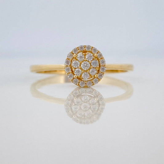 Anillo Circulo 1.8gr / T7 / Oro Amarillo 18K %