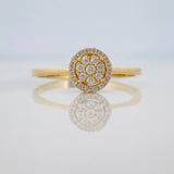 Anillo Circulo 1.8gr / T7 / Oro Amarillo 18K %