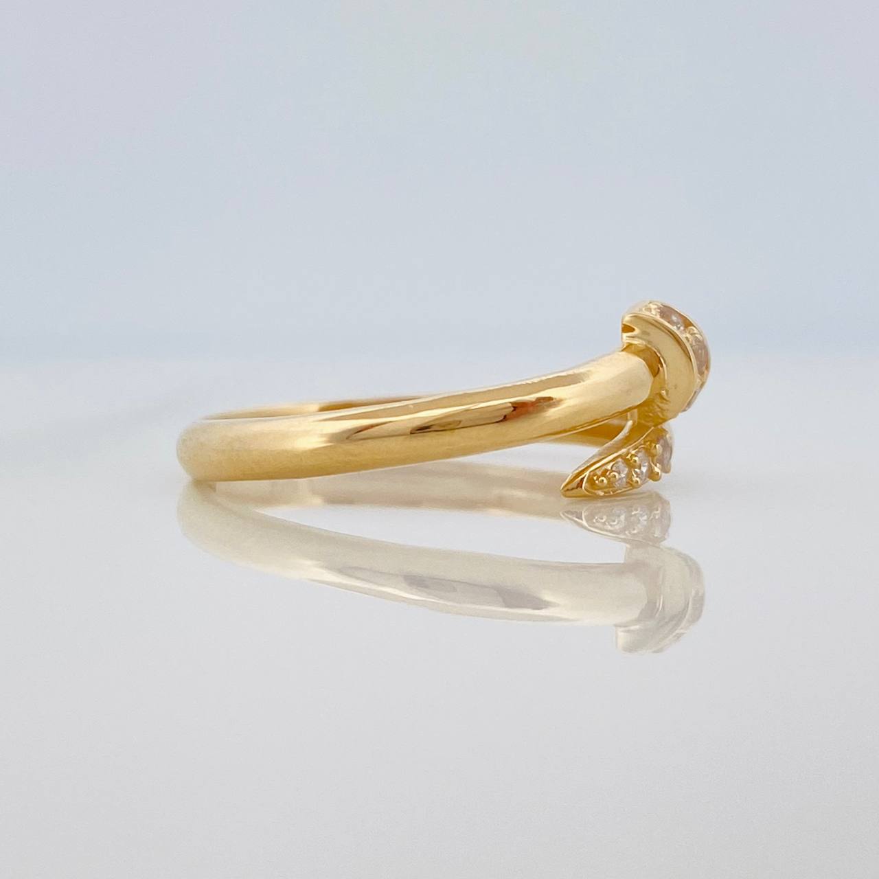 Anillo Clavo 2.05gr / T6 1/2 / Oro Amarillo 18K %