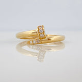 Anillo Clavo 2.05gr / T6 1/2 / Oro Amarillo 18K %