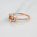 Anillo MSK 2gr / T6 1/2 / Oro Rosa 18K %