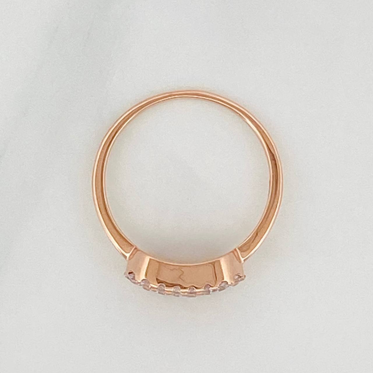 Anillo MSK 2gr / T6 1/2 / Oro Rosa 18K %