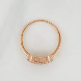 Anillo MSK 2gr / T6 1/2 / Oro Rosa 18K %