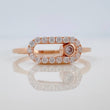 Anillo MSK 2gr / T6 1/2 / Oro Rosa 18K %