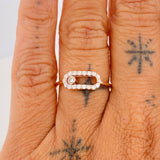 Anillo Msk 2.2gr / T6 / Oro Rosa 18K &