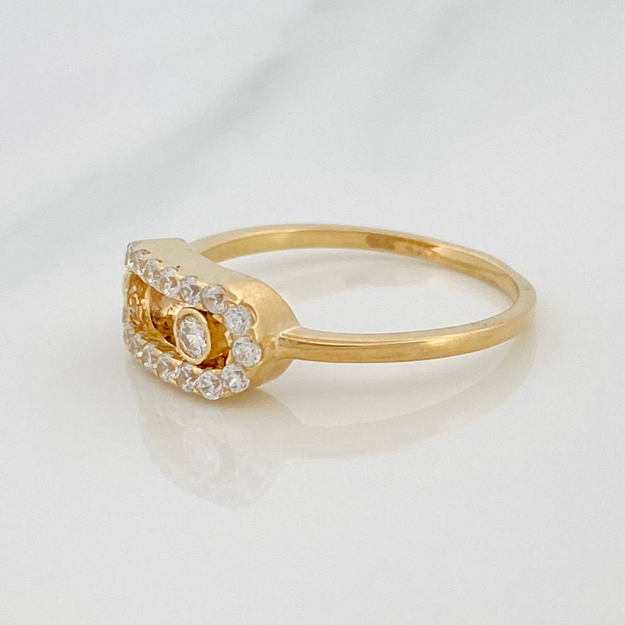 Anillo MSK 2.35gr / T6 1/2 / Oro Amarillo 18K %