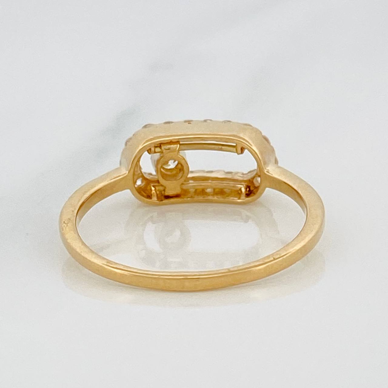 Anillo MSK 2.35gr / T6 1/2 / Oro Amarillo 18K %