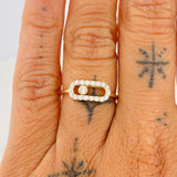 Anillo MSK 2.35gr / T6 1/2 / Oro Amarillo 18K %