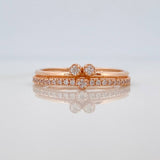 Anillo Trinidad 1.7gr / T6 / Oro Rosa 18K %