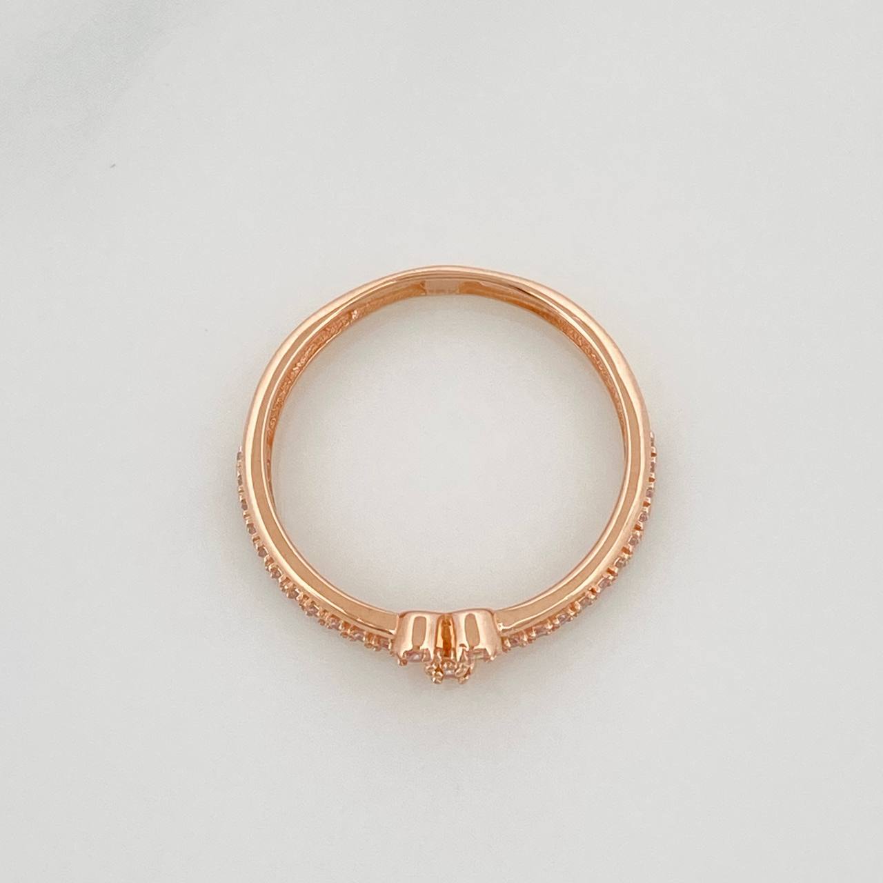 Anillo Trinidad 1.7gr / T6 / Oro Rosa 18K %