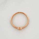 Anillo Trinidad 1.7gr / T6 / Oro Rosa 18K %