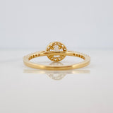 Anillo Churumbela Halo 2.25gr / T7 1/2 / Oro Amarillo 18K &