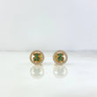 Topos Circulo Oso TS 1.65gr / Broche Mariposa Circones Blancos Verdes Oro Amarillo *