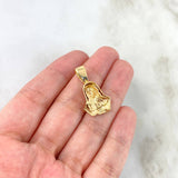 Dije Rostro de Cristo 3.45gr / 2.7cm / Oro Amarillo