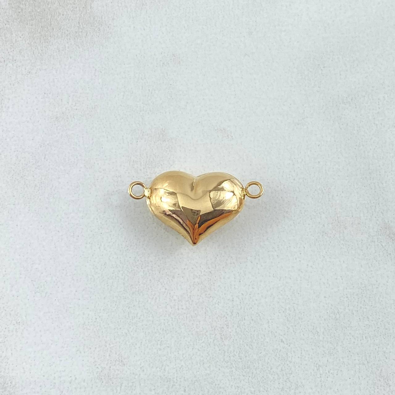 Herraje Corazon 0.8gr / 1.9cm / Troquelado Oro Amarillo 18K ©