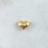 Herraje Corazon 0.8gr / 1.9cm / Troquelado Oro Amarillo 18K ©