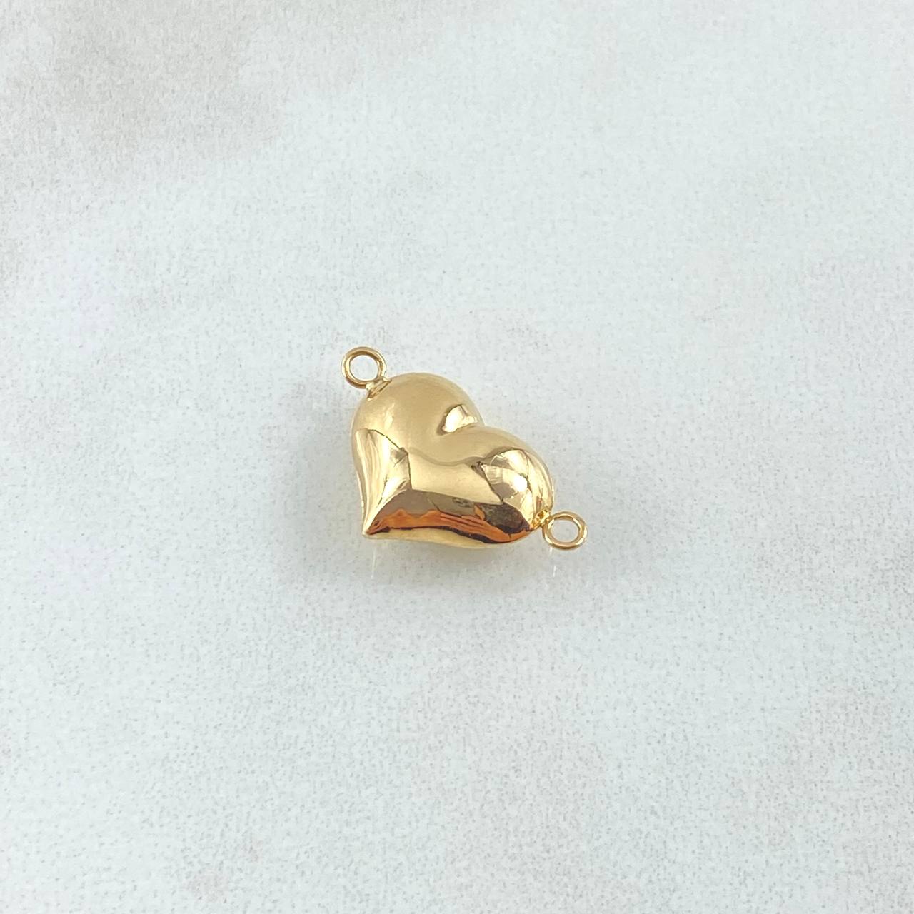 Herraje Corazon 0.8gr / 1.9cm / Troquelado Oro Amarillo 18K ©