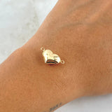 Herraje Corazon 0.8gr / 1.9cm / Troquelado Oro Amarillo 18K ©