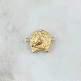 Herraje Herradura Caballo 0.85gr / 1.7cm / Oro 18K