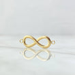 Herraje Infinito 0.75gr / 2.5cm / Liso Oro Amarillo 18K *