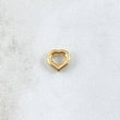 Herraje Silueta Corazón 0.3gr / 8.4mm Oro Amarillo 18K *