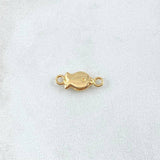 Herraje Pez Plano 0.3gr / 1.5cm / Liso Oro Amarillo 18K ©