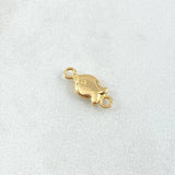 Herraje Pez Plano 0.3gr / 1.5cm / Liso Oro Amarillo 18K ©