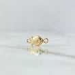 Herraje Pez Plano 0.3gr / 1.5cm / Liso Oro Amarillo 18K ©