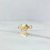 Herraje Pez Plano 0.3gr / 1.5cm / Liso Oro Amarillo 18K ©