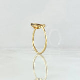 Anillo Silueta Corazón 1.7gr / T7 / Liso Oro Amarillo 18K