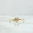 Anillo Silueta Corazón 1.25gr / T7 / Liso Oro Amarillo 18K