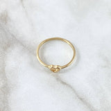 Anillo Silueta Corazón 1.25gr / T7 / Liso Oro Amarillo 18K