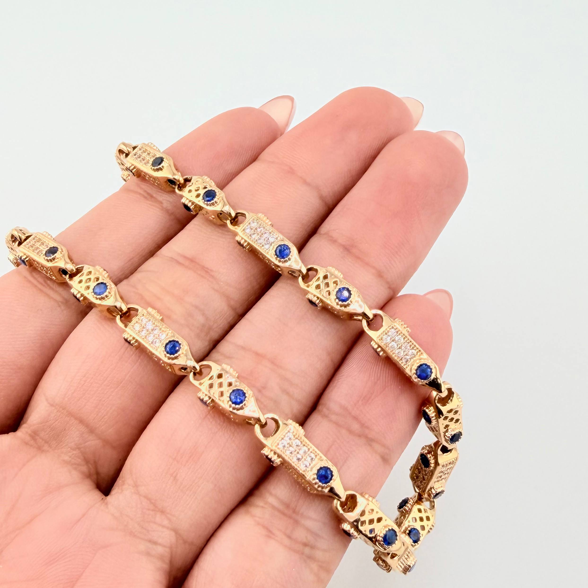 Cadena Rustica Cilindros Tridimensionales 54.1gr / 65cm / 4mm Oro Amarillo Nac.Esp. 18K ©