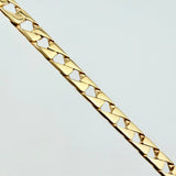 Cadena Panzer 30.85gr / 75cm / 5mm Oro Amarillo +1 18K ©