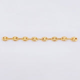Herraje Retazo GC 8 Eslabones 0.65gr / 5.8cm / 4.2mm Oro Amarillo 18K *