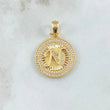 Dije Medalla Letra N 4.7g / 3.1cm Oro Amarillo 18K