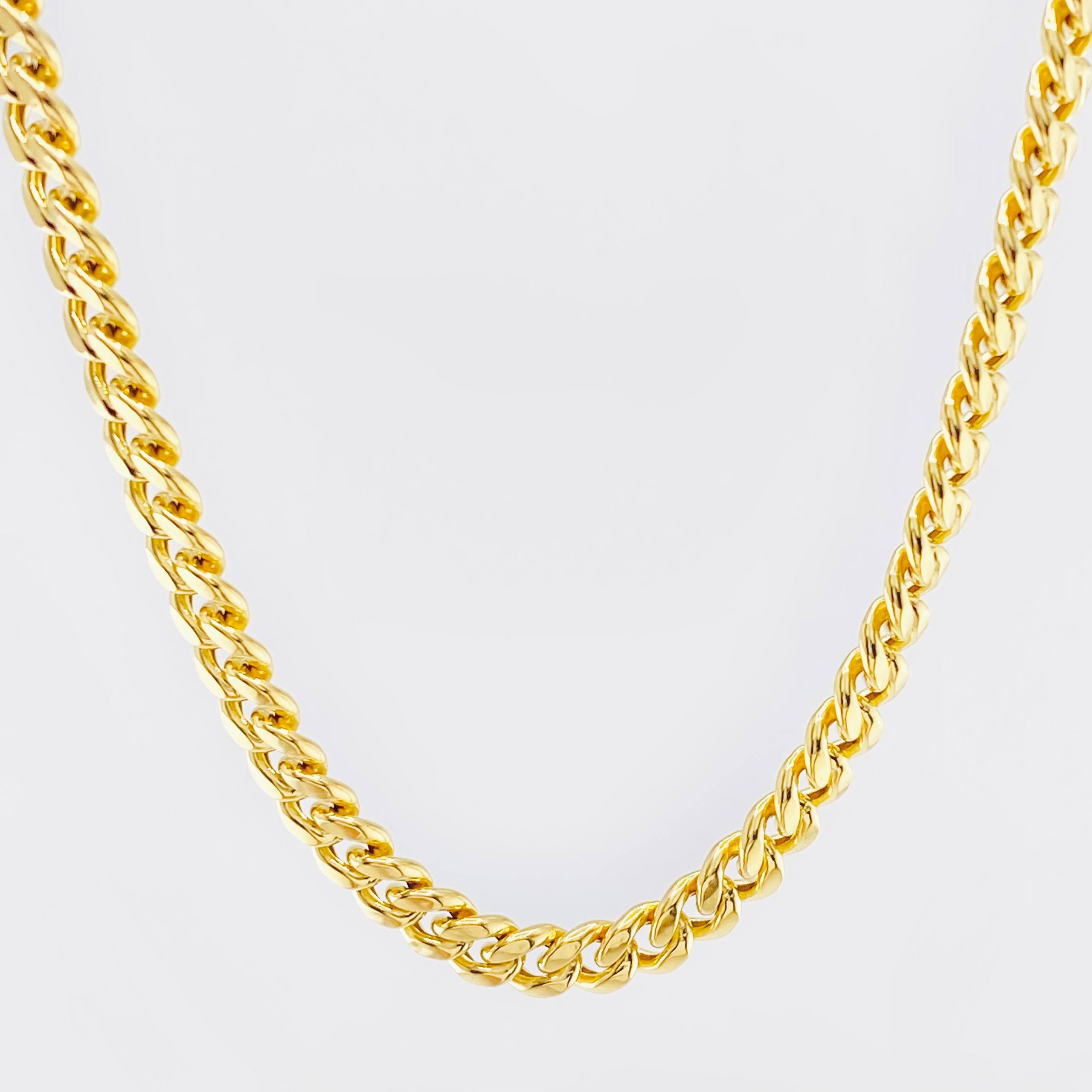 Cadena Cubana 13.45gr / 60cm / 6.15mm Oro Amarillo +1 18K ©