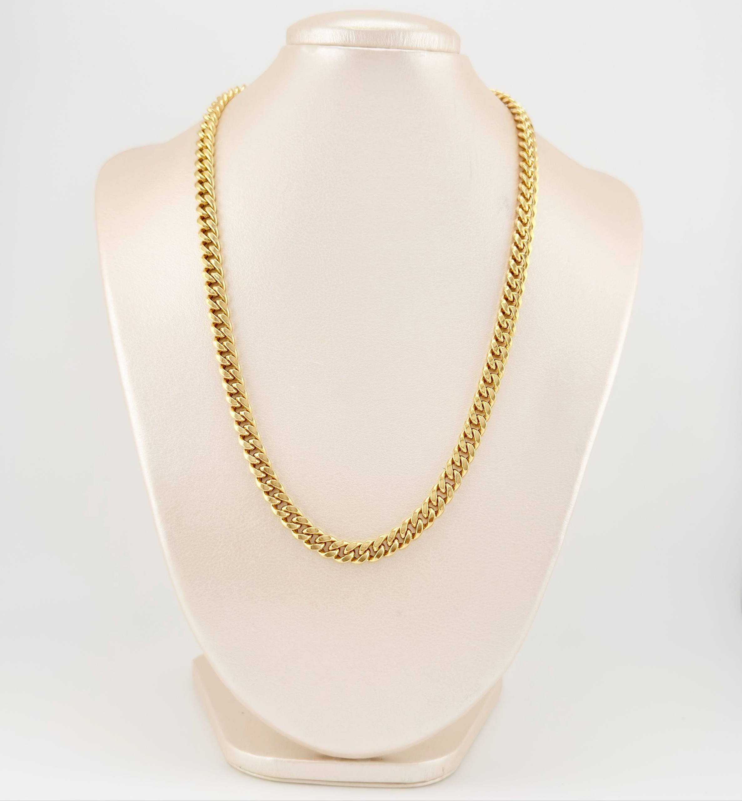 Cadena Cubana 11.45gr / 50cm / 6mm Oro Amarillo +1 18K *