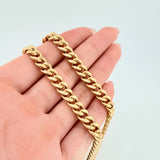 Cadena Cubana 12.15gr / 60cm / 6mm Oro Amarillo +1 18K *